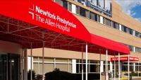 Front entrance of NewYork-Presbyterian Hospital